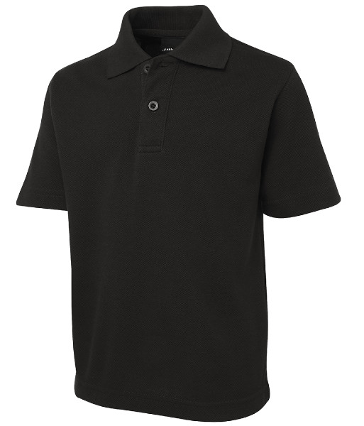 2KP JB’s Kids 210 Polo, Black, Sizes 2 to 14