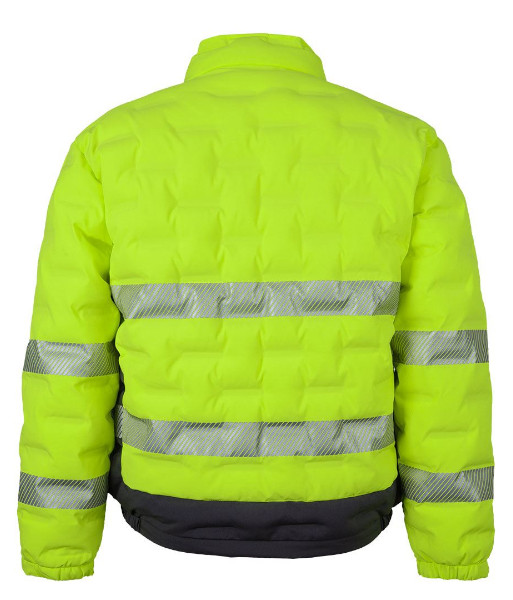 6DGJ JB’s Hi Vis Day/Night Graphene Puffer Jacket, Lime/Charcoal, XS to 5XL