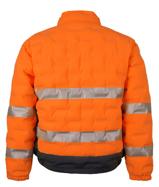 6DGJ JB’s Hi Vis Day/Night Graphene Puffer Jacket, Orange/Charcoal, XS to 5XL