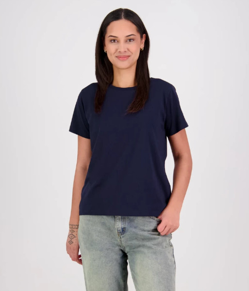 T203 Cloke Womens Silhouette Tee V2, Navy, Sizes 8 to 22