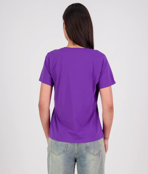 T203 Cloke Womens Silhouette Tee V2, Purple, Sizes 8 to 22