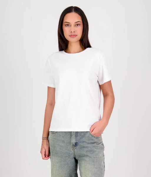 T203 Cloke Womens Silhouette Tee V2, White, Sizes 8 to 22