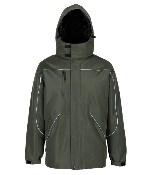 3TPJ JB’s Tempest Jacket, Army, Sizes 3XS to 5XL