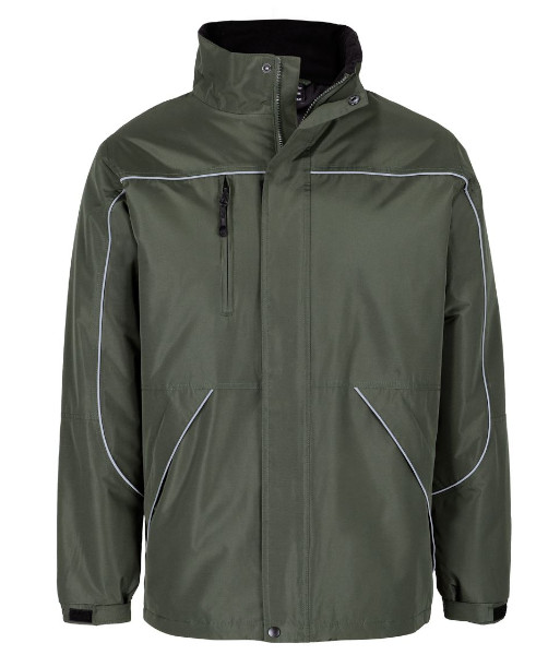 3TPJ JB’s Tempest Jacket, Army, Sizes 3XS to 5XL
