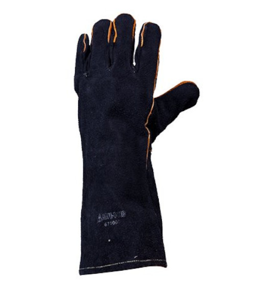 671000 Esko Black/Gold Welders Gloves, Sizes OSFA (sold per 12 pairs)