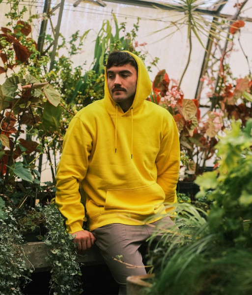 HSI Cloke Mens Origin Hoodie, Yellow, Sizes XS to 5XL