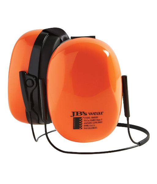 8M050 JB’s 32DB Earmuffs with Neck Band, Class 5