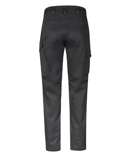 ZP230 Syzmik Mens Essential Stretch Cargo Pant, Charcoal, Sizes 72R to 132R
