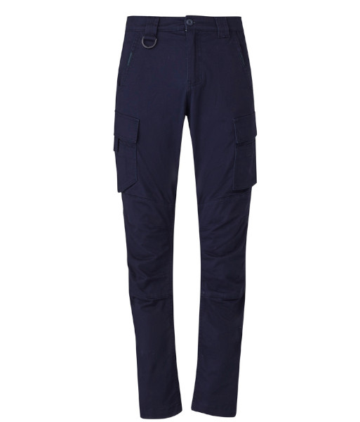 ZP360 Syzmik Mens Streetworx Curved Cargo Pant, Navy, Sizes 72 to 132