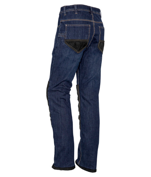 ZP508 Syzmik Mens Cordura® Stretch Denim Work Jean, Blue Denim Sizes 72 to 132