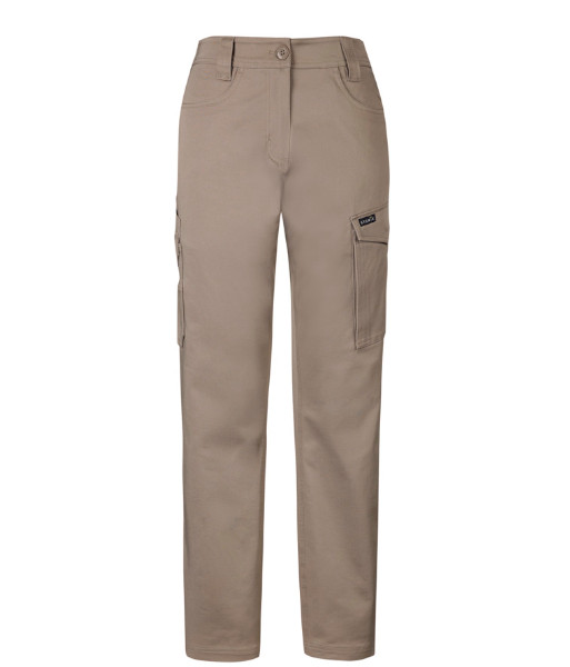 ZP730 Syzmik Womens Essential Basic Stretch Cargo Pant, Khaki, Sizes 4 to 24