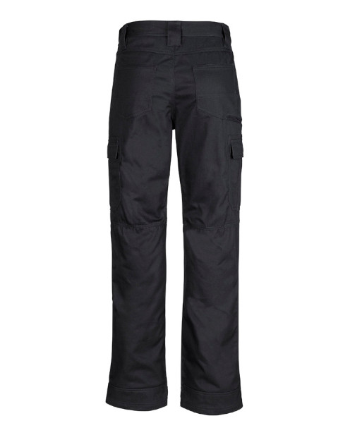 ZW001 Syzmik Mens Midweight Drill Cargo Pant (Regular), Black, Sizes 72 to 132