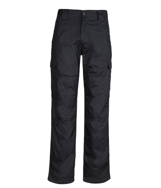 ZW001 Syzmik Mens Midweight Drill Cargo Pant (Regular), Black, Sizes 72 to 132