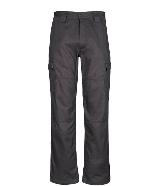 ZW001 Syzmik Mens Midweight Drill Cargo Pant (Regular), Charcoal, Sizes 72 to 132