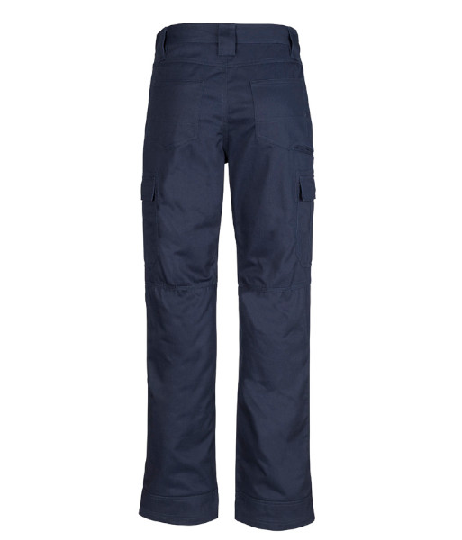ZW001 Syzmik Mens Midweight Drill Cargo Pant (Regular), Navy, Sizes 72 to 132