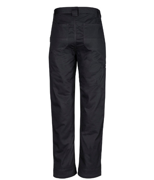 ZW002 Syzmik Mens Plain Utility Pant, Black, Sizes 72 to 132