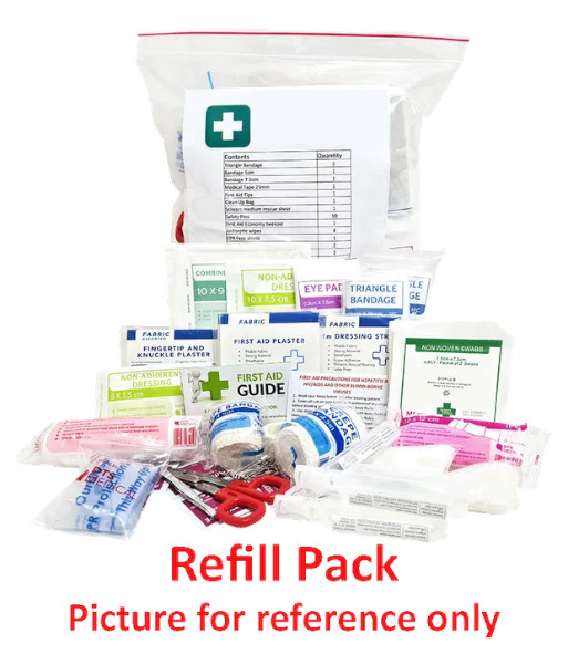 FAKRFQSI Lone Worker Economy Soft Pack First Aid Kit – Refill Only