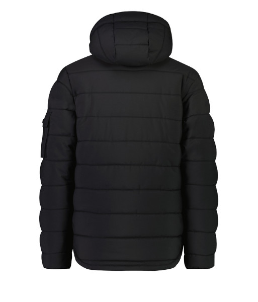 ZJ240 Syzmik Unisex Streetworx Hooded Puffer Jacket, Black, Sizes 2XS to 7XL