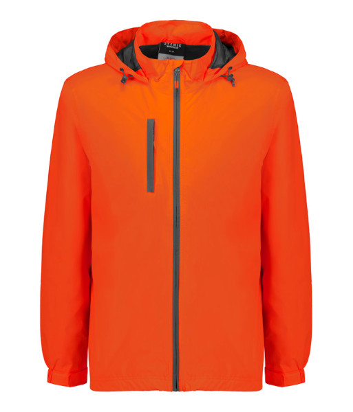 ZJ260 Syzmik Unisex Super Light Packable Rain Jacket, Orange, Sizes 2XS to 7XL