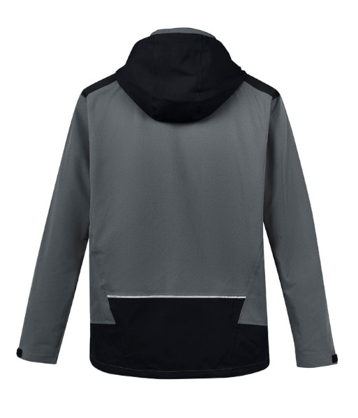 ZJ310 Syzmik Unisex Streetworx Stretch Waterproof Jacket, Charcoal/Black, Sizes 2XS to 7XL