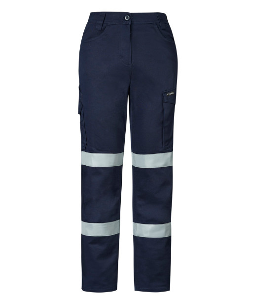 ZP733 Syzmik Womens Essential Stretch Taped Cargo Pant, Navy, Sizes 4 to 24