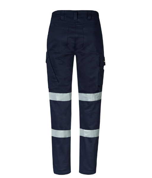 ZP923 Syzmik Mens Essential Stretch Taped Cargo Pant, Navy, Sizes 72 to 132