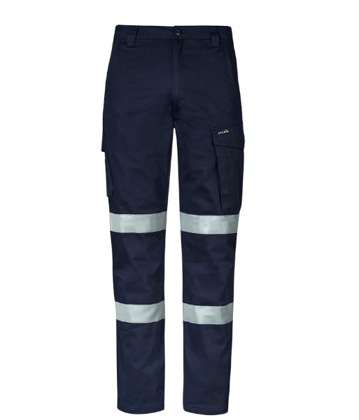 ZP923 Syzmik Mens Essential Stretch Taped Cargo Pant, Navy, Sizes 72 to 132