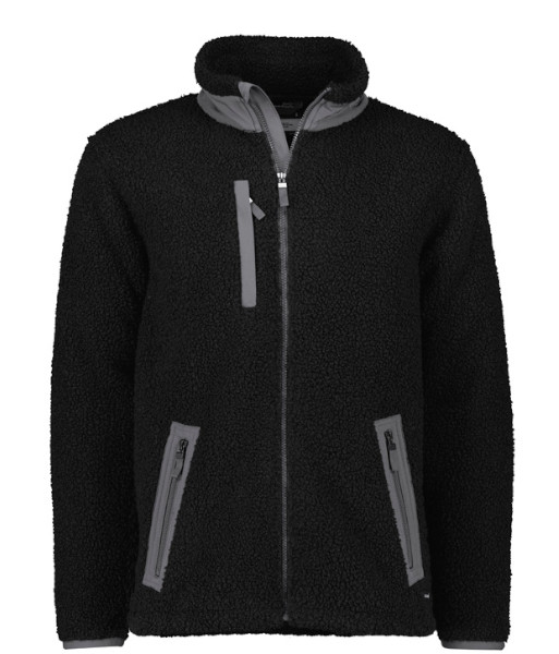ZT285 Syzmik Unisex Streetworx Full Zip Sherpa Fleece, Black, Sizes 2XS to 7XL