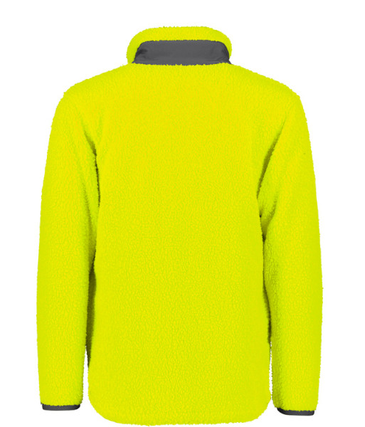 ZT285 Syzmik Unisex Streetworx Full Zip Sherpa Fleece, Yellow, Sizes 2XS to 7XL