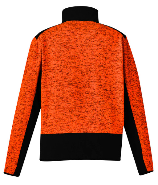 ZT380 Syzmik Unisex Streetworx Reinforced Knit 1/2 Zip Pullover, Fluoro Orange, Sizes 2XS to 7XL