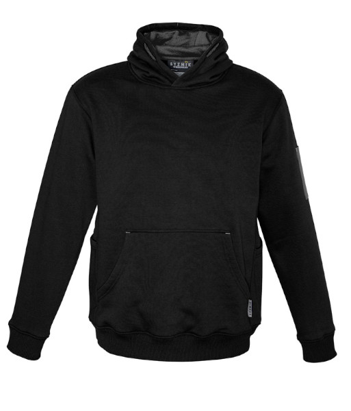 ZT467 Syzmik Unisex Multi-Pocket Hoodie, Black/Charcoal, Sizes 2XS to 7XL