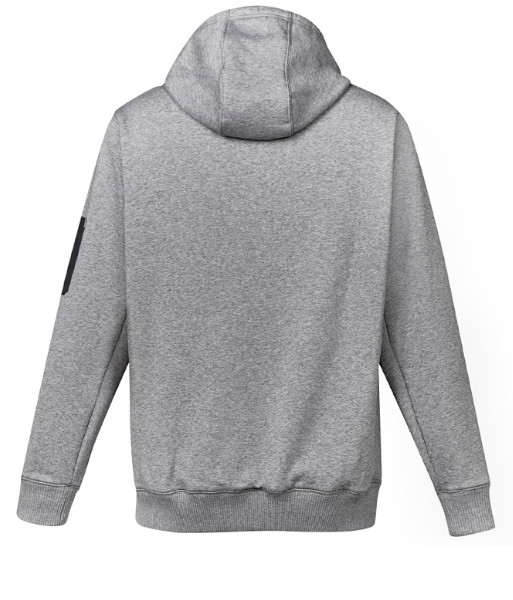 ZT467 Syzmik Unisex Multi-Pocket Hoodie, Grey Marle/Charcoal, Sizes 2XS to 7XL