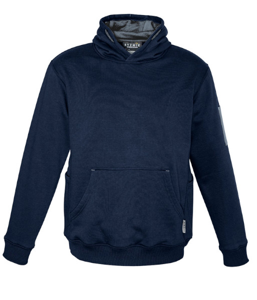 ZT467 Syzmik Unisex Multi-Pocket Hoodie, Navy/Charcoal, Sizes 2XS to 7XL