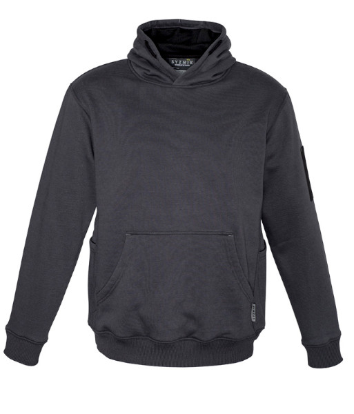 ZT467 Syzmik Unisex Multi-Pocket Hoodie, Charcoal/Black, Sizes 2XS to 7XL