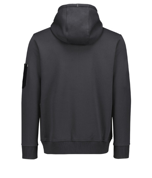 ZT468 Syzmik Unisex Zip Front Multi-Pocket Hoodie, Charcoal/Black, Sizes 2XS to 7XL