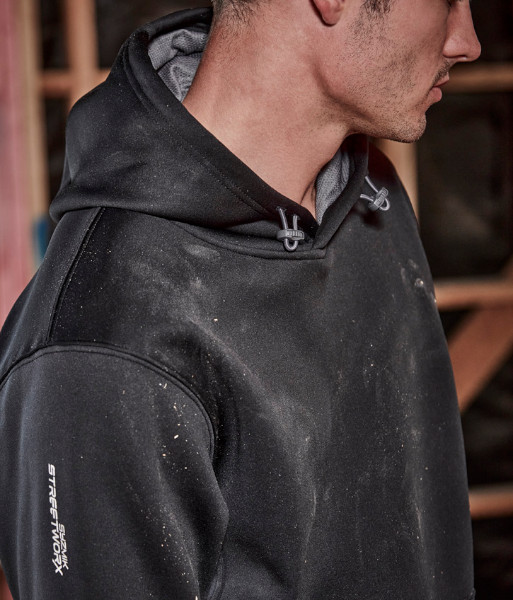 ZT667 Syzmik Unisex Water Resistance Hoodie, Black, Sizes 2XS to 7XL