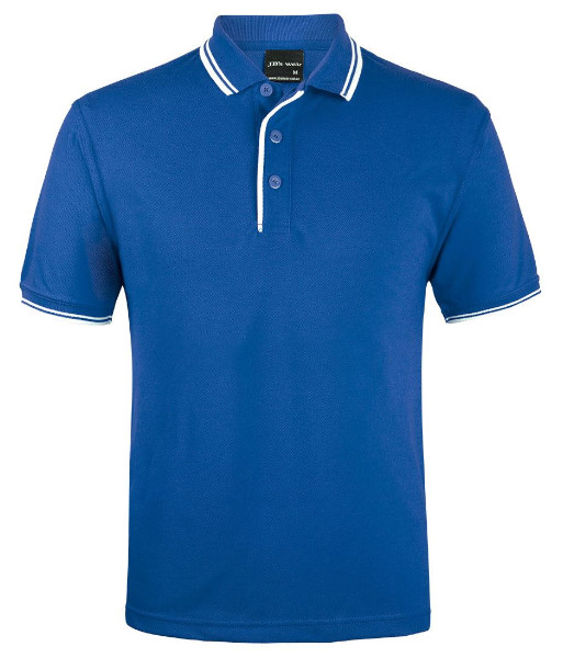 2CP JB’s Contrast Polo, Royal/White, Sizes 3XS to 5XL
