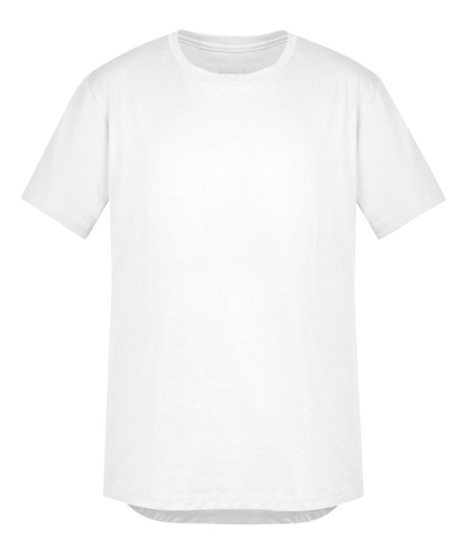 ZH135 Syzmik Mens Streetworx Tee, White, Sizes XS to 5XL
