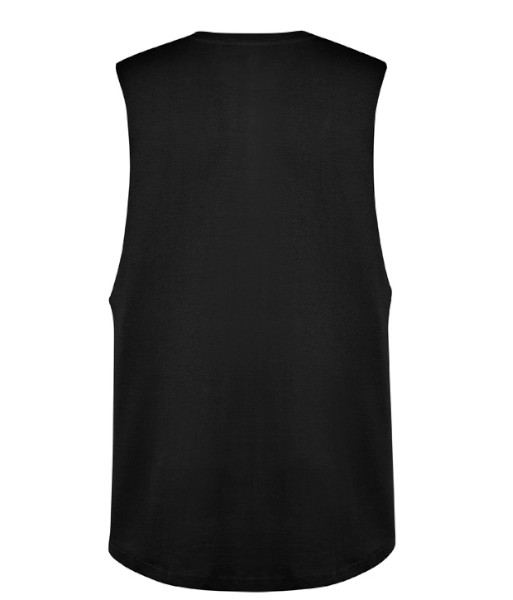 ZH137 Syzmik Mens Streetworx Sleeveless Tee, Black, Sizes XS to 5XL