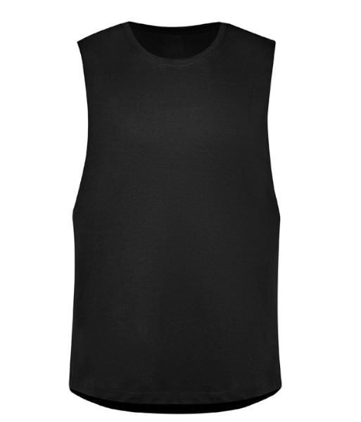 ZH137 Syzmik Mens Streetworx Sleeveless Tee, Black, Sizes XS to 5XL