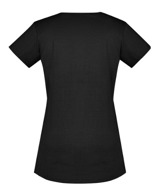 ZH735 Syzmik Womens Streetworx Tee, Black, Sizes XS to 2XL