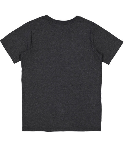 X1001K Goodmates Kids Basic Short Sleeve Cotton Tee, Charcoal Marle, Sizes 4 to 8