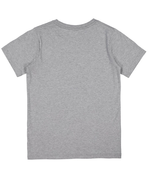 X1001K Goodmates Kids Basic Short Sleeve Cotton Tee, Grey Marle, Sizes 4 to 8