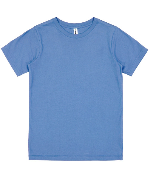 X1001K Goodmates Kids Basic Short Sleeve Cotton Tee, Ocean, Sizes 4 to 8