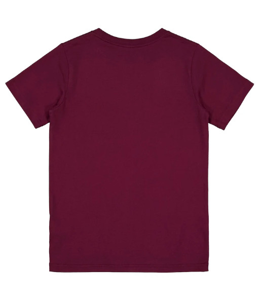 X1001K Goodmates Kids Basic Short Sleeve Cotton Tee, Plum, Sizes 4 to 8