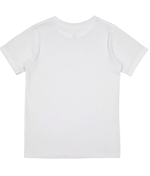 X1001K Goodmates Kids Basic Short Sleeve Cotton Tee, White, Sizes 4 to 8