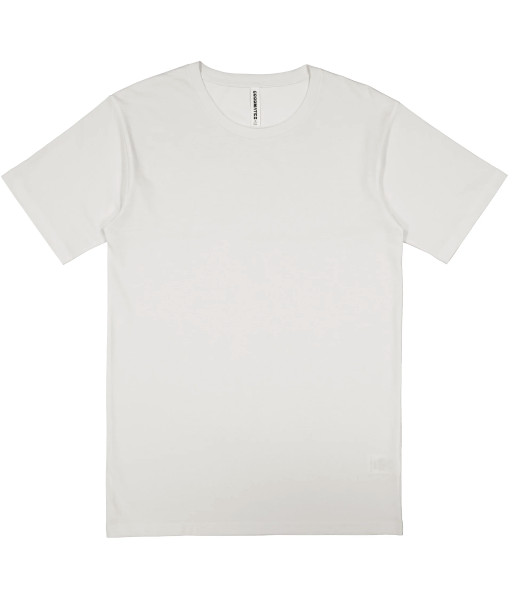 Z1001M Goodmates Mens Basic Short Sleeve Cotton Tee, Ecru, Sizes S to 5XL