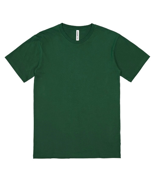 Z1001M Goodmates Mens Basic Short Sleeve Cotton Tee, Forest, Sizes S to 5XL