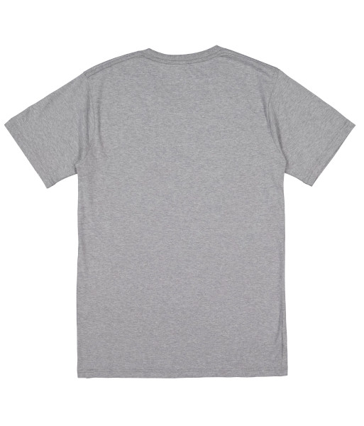 Z1001M Goodmates Mens Basic Short Sleeve Cotton Tee, Grey Marle, Sizes S to 5XL