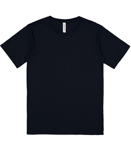 Z1001M Goodmates Mens Basic Short Sleeve Cotton Tee, Navy, Sizes S to 5XL